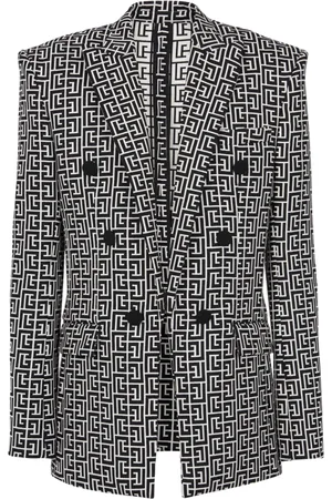 Balmain Jacka, Herr, M, Oversized monogramblazer