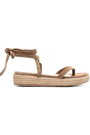Gianvito Rossi Skor, Dam, 37 EU, Casual Platta Sandaler för Kvinnor