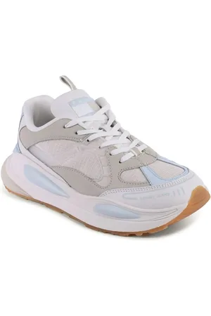Tommy Hilfiger Skor, Dam, 37 EU, Läder, Blå Läder Sneaker med Polyuretan Detaljer