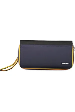 K-Way Accessoarer, Dam, ONE Size, Nylon, Blå Nylon Plånbok med Dragkedja