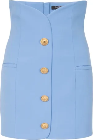 Balmain Kjol, Dam, 2Xs, Knäppt Tulpan Kjol