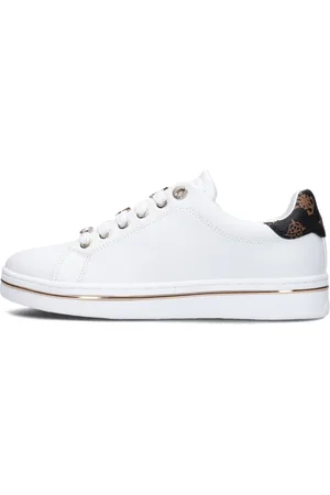 Guess Skor, Dam, 38 EU, Eleganta vita sneakers för kvinnor