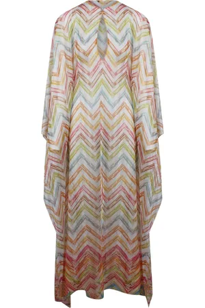 Missoni Badkläder, Dam, S, Polyester, Zigzag Strand Cover-Up