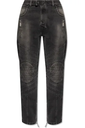 Balmain Jeans, Herr, W36, Jeans med logotyp