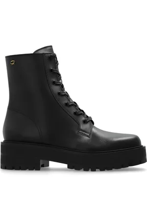 Gianvito Rossi Skor, Dam, 38 EU, Läder, Läder ankelboots Turner