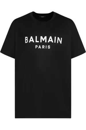 Balmain Topp, Herr, 2Xl, Bomull, Stilfull kollektion av T-shirts och Pikétröjor