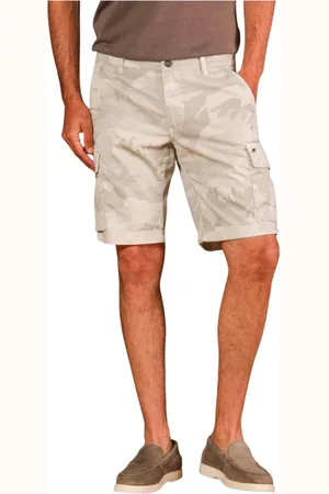 Masons Shorts, Herr, S, Bomull, Camouflage Cargo Bermuda Shorts