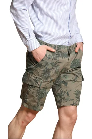 Masons Shorts, Herr, M, Bomull, Hawaii Tiffany Cargo Bermuda Shorts