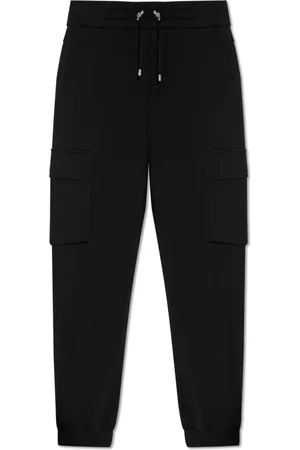 Balmain Byxor, Herr, S, Bomull, Sweatpants med logotyp