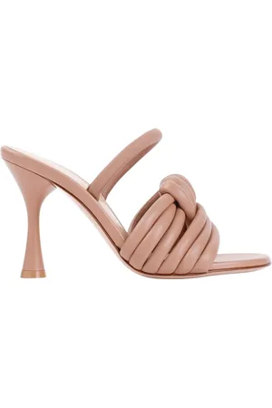 Gianvito Rossi Skor, Dam, 40 EU, Läder, Lyxiga Nappa Läder Klackmules
