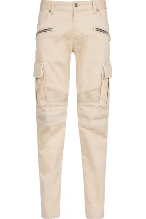 Balmain Byxor, Herr, W29, Bomull, Bomulls cargobyxor