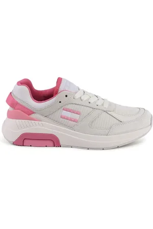Tommy Hilfiger Skor, Dam, 38 EU, Läder, Vit Läder Sneaker för Kvinnor