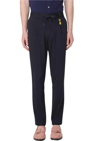 Manuel Ritz Byxor, Herr, S, Blå Slim-Fit Kjolbyxor