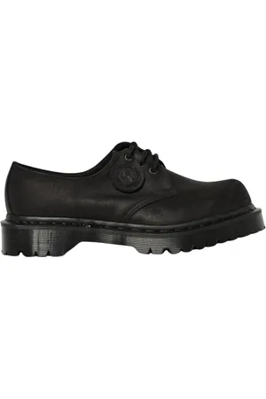 Dr. Martens Skor, Herr, 42 EU, Läder, Svarta Läder Oxford Skor
