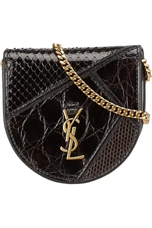 Saint Laurent Pre-owned, Dam, ONE Size, Pre-owned Laeder axelremsvskor
