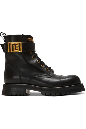 Balmain Skor, Dam, 36 EU, Läder, Romy läderarméstövlar