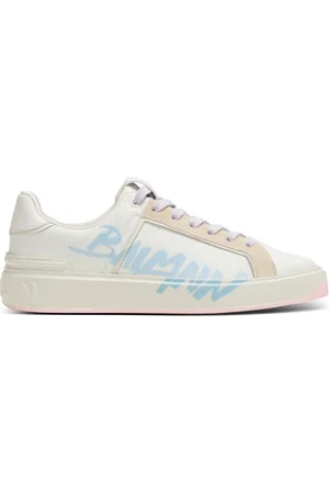 Balmain Skor, Dam, 37 EU, Läder, Lädersneakers