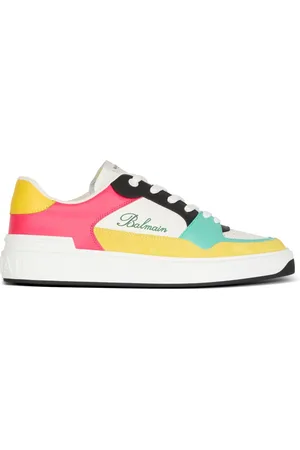Balmain Skor, Herr, 43 EU, Läder, B-Court Flip Trainers