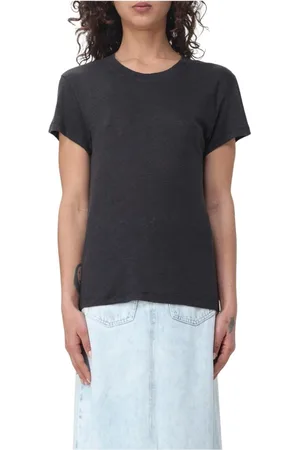 IRO Topp, Dam, S, Linne, Svart kortärmad T-shirt