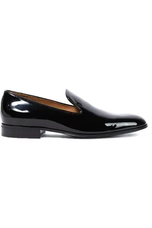 Gianvito Rossi Skor, Herr, 44 EU, Klassiska svarta loafers för män