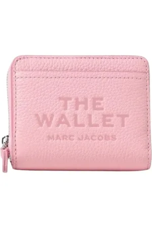 Marc Jacobs Accessoarer, Dam, ONE Size, Läder, Svart ZipAround Plånbok för Kvinnor