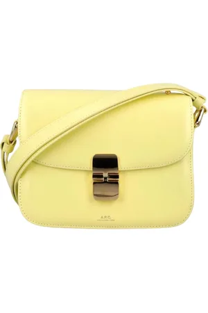 A.P.C. Väska, Dam, ONE Size, Läder, Gul Crossbody-väska Stilren och mångsidig