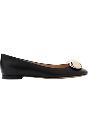 Gianvito Rossi Skor, Dam, 39 1/2 EU, Läder, Ballerinas