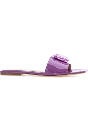 Gianvito Rossi Skor, Dam, 38 EU, Stiliga Slides Sandaler