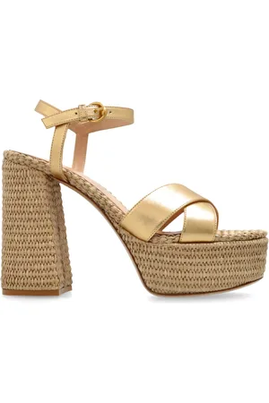 Gianvito Rossi Skor, Dam, 38 1/2 EU, Läder, Bebe platåsandaler