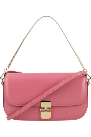 A.P.C. Väska, Dam, ONE Size, Läder, Rosa Läder Axelväska