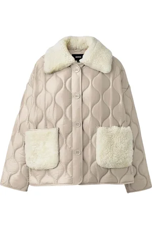 Mackage Jacka, Dam, M, Fuskpäls, Jacka med Krage i Fuskpäls Shearling