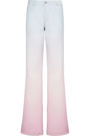 Balmain Jeans, Herr, W33, Denim, Gradient Denim Loose Jeans