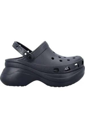 Crocs Skor, Dam, 38 EU, Svart Plattform Träsko Skor