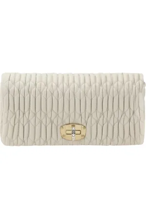 Miu Miu Väska, Dam, ONE Size, Läder, Kristallspänne Nappa Clutch