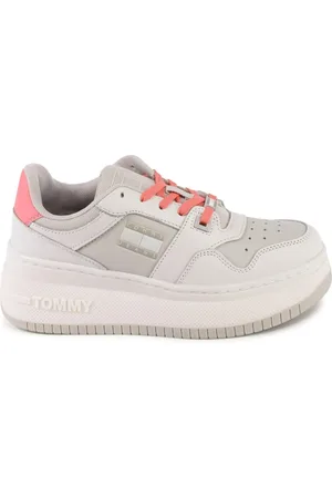 Tommy Hilfiger Skor, Dam, 40 EU, Läder, Vita Lädersneakers