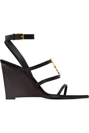 Saint Laurent Skor, Dam, 35 1/2 EU, Stiliga Sommar Sandaler för Kvinnor