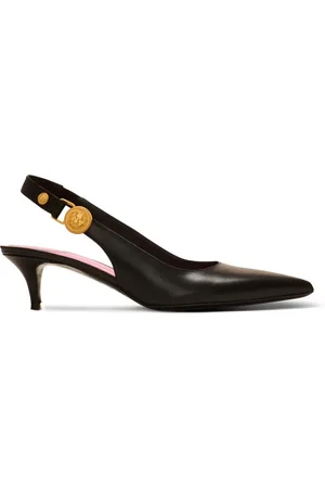 Balmain Skor, Dam, 36 EU, Läder, Eva katt slingbacks i kalvskinn