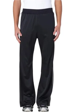 Diesel Byxor, Herr, L, Svarta Track Pants med Ränder