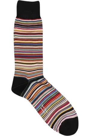 Paul Smith Underkläder, Herr, ONE Size, Bomull, Randiga Crew Socks