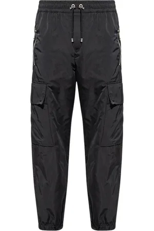 Balmain Byxor, Herr, L, Svarta cargobyxor