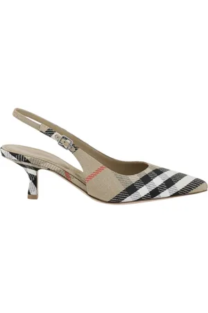 Burberry Skor, Dam, 37 EU, Elegant Kitten Heel Pumps