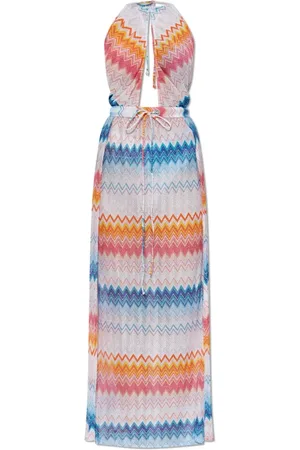 Missoni Klänning, Dam, S, Polyester, Strandklänning med lurextråd