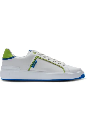 Balmain Skor, Herr, 46 EU, Läder, B-Court släta lädersneakers