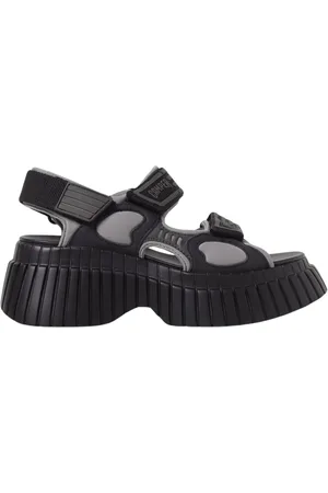 Camper Skor, Dam, 36 EU, Multifärgade Bekväma Platta Sandaler