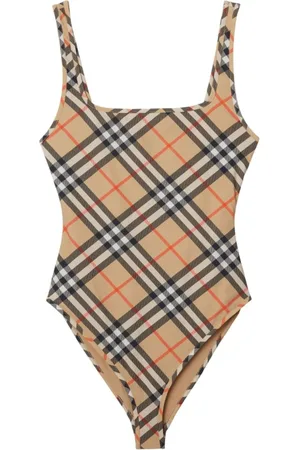 Burberry Badkläder, Dam, M, Läder, Rutigt Mönster Badkläder Klänning