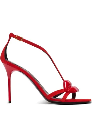 Balmain Skor, Dam, 37 EU, Röda Stiletto Sandaler