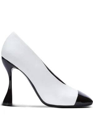 Balmain Skor, Dam, 37 EU, Läder, Eden two-tone pumps i lamm och lackläder