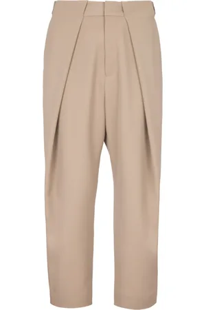 Balmain Byxor, Herr, S, Ullbyxor med plisserad fåll