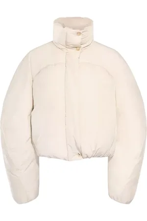 Jacquemus Jacka, Dam, XS, Kräm Pufferjacka Caraco Stil