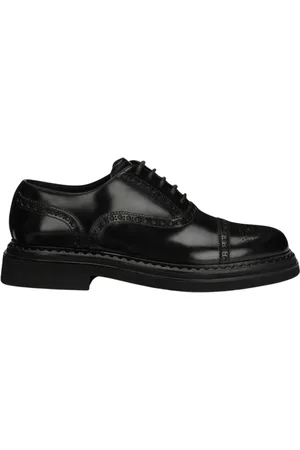 Dolce & Gabbana Skor, Herr, 42 1/2 EU, Läder, Svarta Brogue Oxford Skor